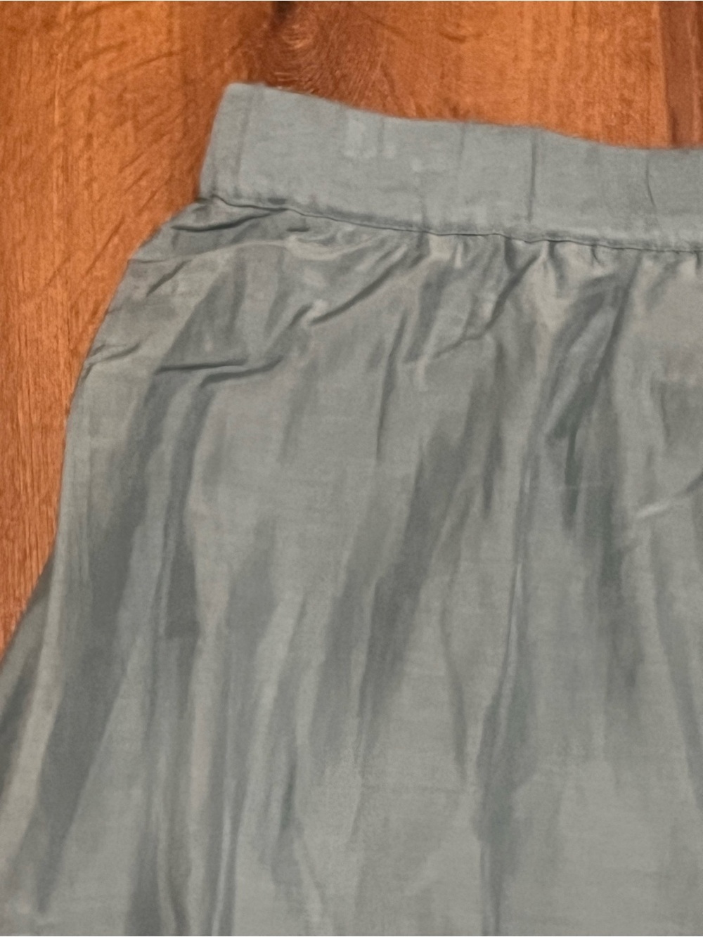 J Jill Pure | New Silk Blend A-line Pull on Midi Skirt Women’s size XL blue Sage - Picture 3 of 9